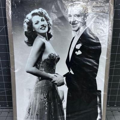 Vintage Photograph of Fred Astaire & Ginger Rogers 