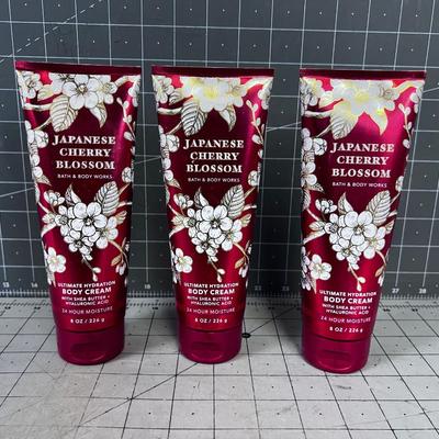 3 NEW Cherry Blossom Lotions 