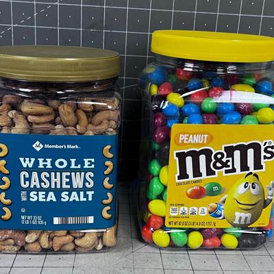 Peanut M & M's and Whole CASHEWS 