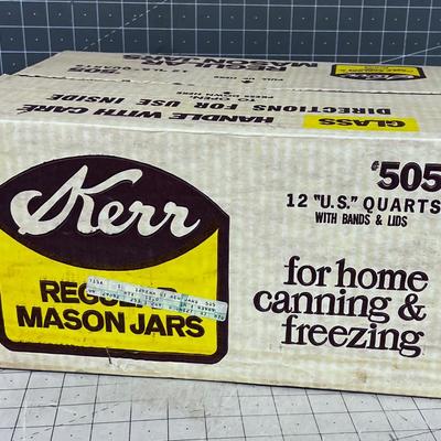 KERR Mason Quart Jars 