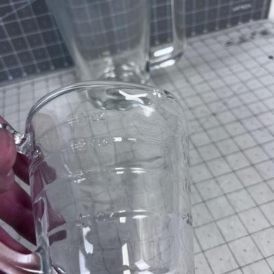 Glass Pitcher and Measuring 2 Cup 