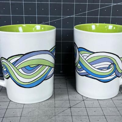 2 Collectible STARBUCKS Mugs 