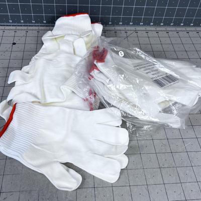 1 Dozen NEW Nylon Gloves Small