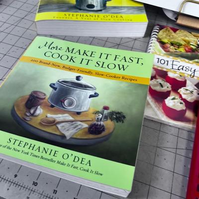 Cook Book HOLDER Plus 7 NEW Cook Books Like NEW~!