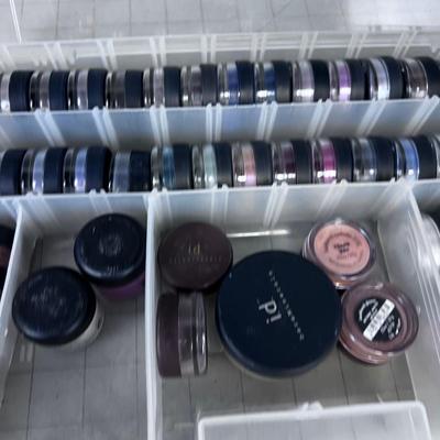 A  Large Container of BARE MINERALS Eyeshadows