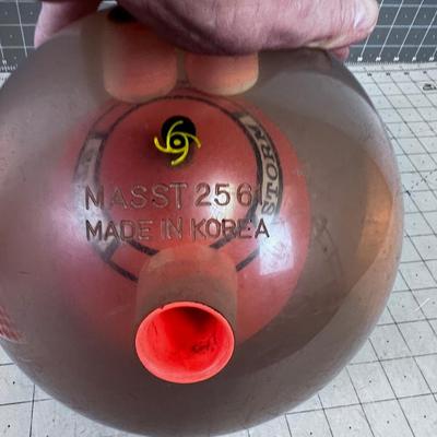 STROM Bowling Ball Clear with Football inside