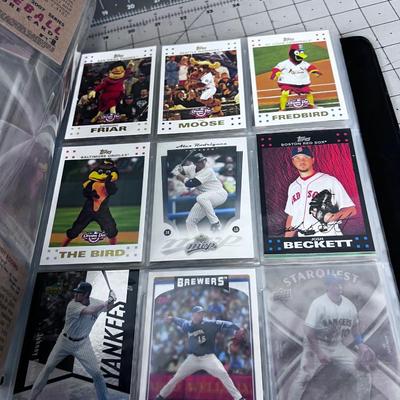 Mixed Lot of Baseball Cards Up into the 2000s