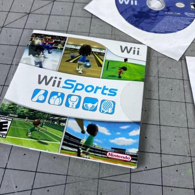 6 Wii games no cases
