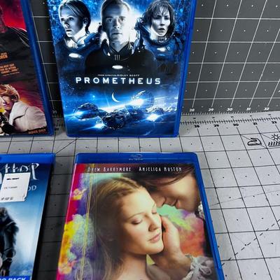 6 Blue Rays DVDs 