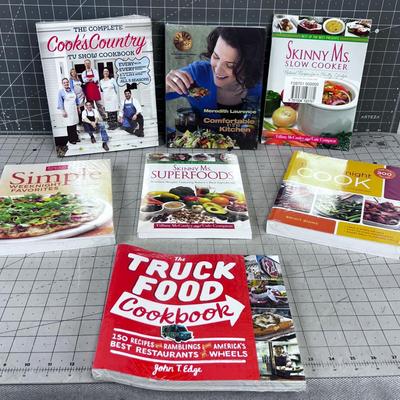 7 NEW SEALED Cook Books 