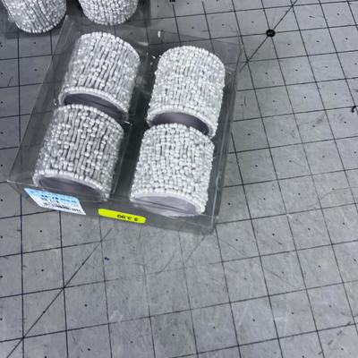 8 Pearl Beaded NEW Napkin Rings