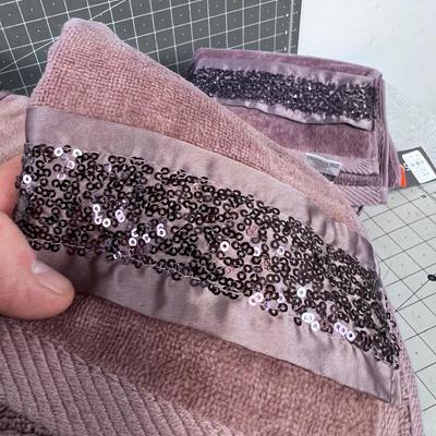 LOT of new Bedazzled Plum (4) 3 Piece NEW sets