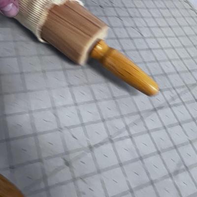 2 Rolling Pins; Wood and Marble