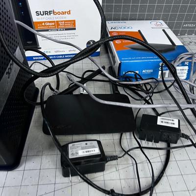 Surf Board Modem and WIFI Router 