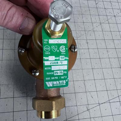 2 Brass 1" Pressure Regulators 