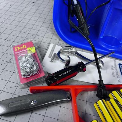 Tote with Tools Hardware 