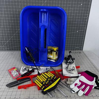 Tote with Tools Hardware 