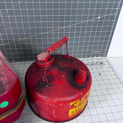 2 VINTAGE Gas Cans