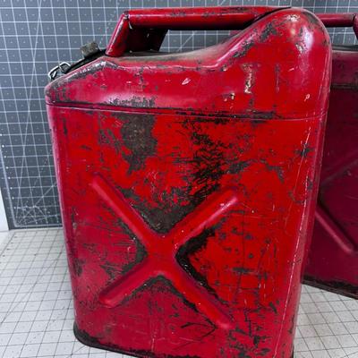 2 -  5 Gallon Jerry Gas Cans