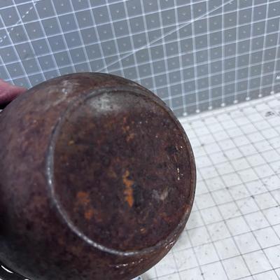 Lead Pot with about 3 Pounds of Lead 