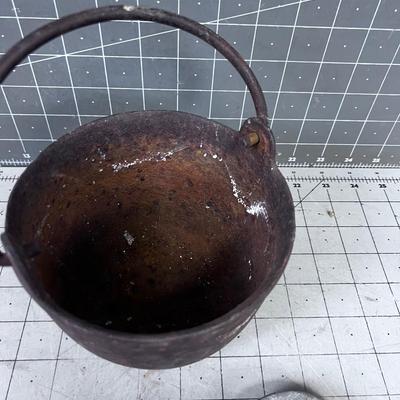 Lead Pot with about 3 Pounds of Lead 