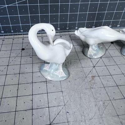 3 LLADRO Geese 