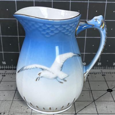 Royal Copenhagen Small Cream Pitcher with Sea Gulls 