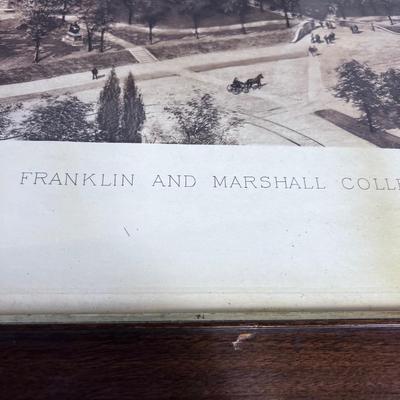 Franklin and Marshall College, Lithograph, Framed
