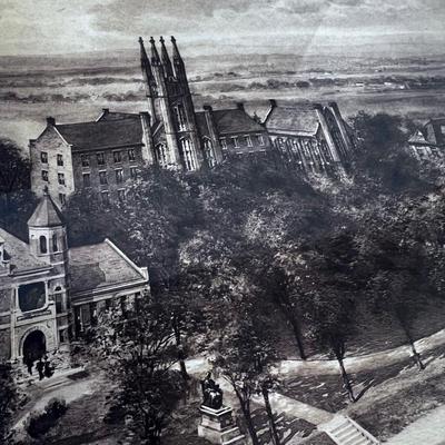 Franklin and Marshall College, Lithograph, Framed