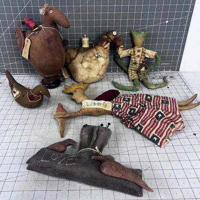 Hand Made Rustic Dolls, UNIQUE