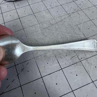 Antique Silver Plated Spoons (6) 