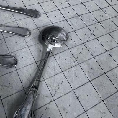 Antique Silver Plated Spoons (6) 