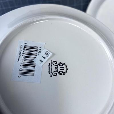Plate Set with Deer Crest, Not Complete
