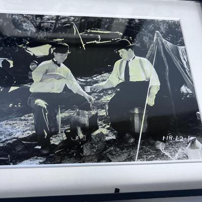 Laurel & Hardy Framed Photos (4)