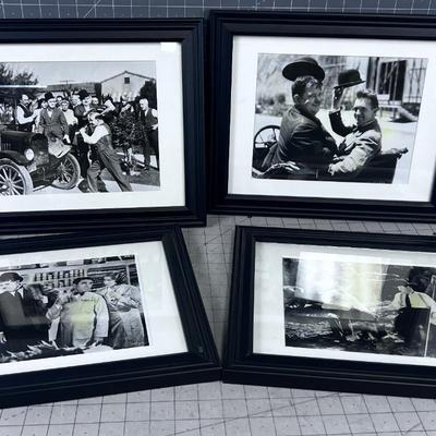 Laurel & Hardy Framed Photos (4)