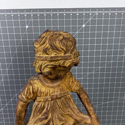Concrete Statue of a little Girl 