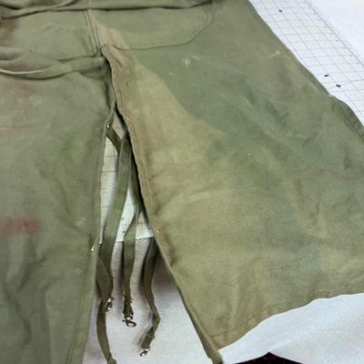 GREEN Work Apron with pockets/ 