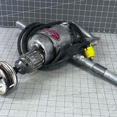 Heavy Duty Drill with Hole Saw