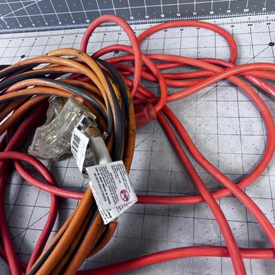3 Extension Cords 