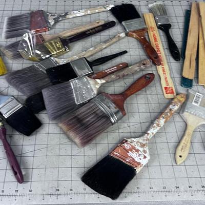 Pile O Paint Brushes 