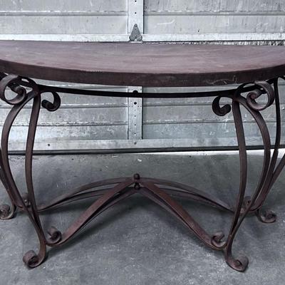Metal Entry Table or Sofa Table