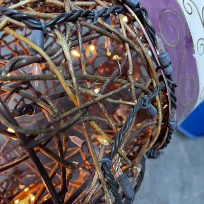 Decorative Wire Deer, with lights