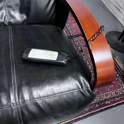 Massage Chair, Black Leather, by Human Touch Technology