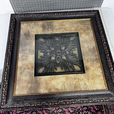 Framed Decorative Wall Hanging Wood Design 
