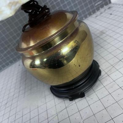 Small Brass Urn Lamp
