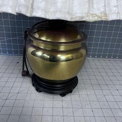 Small Brass Urn Lamp