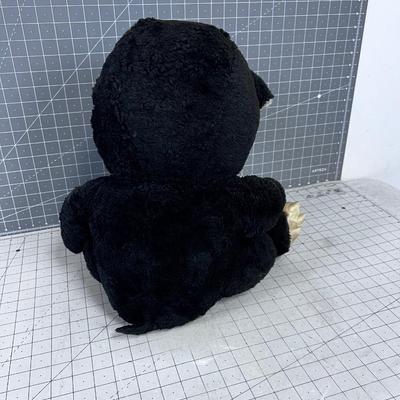 Antique Stuffed Bear with Rubber Face. CUTE!!! 