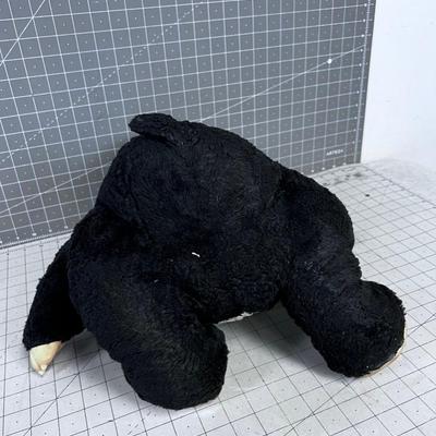 Antique Stuffed Bear with Rubber Face. CUTE!!! 