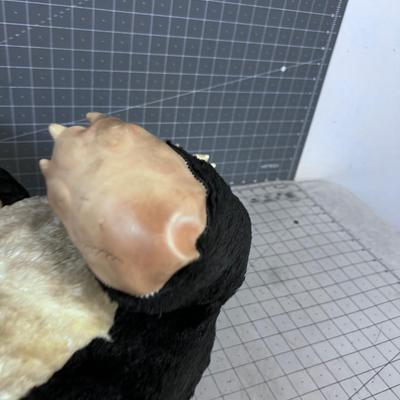Antique Stuffed Bear with Rubber Face. CUTE!!! 