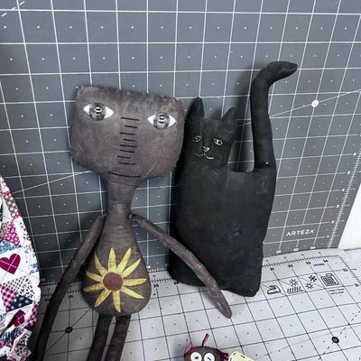 Collection of PRIMITIVE Dolls, All Unique